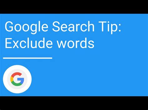 Efficiently Exclude Words in Google Search: 4 Tips and Tricks to .